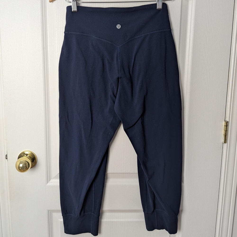 Lululemon Align High-Rise Jogger Crop 23" True Navy Nulu Pants Size 6 #176 - Picture 4 of 7